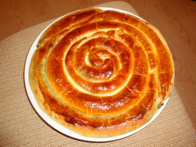 Слоёный пирог «спиралька»